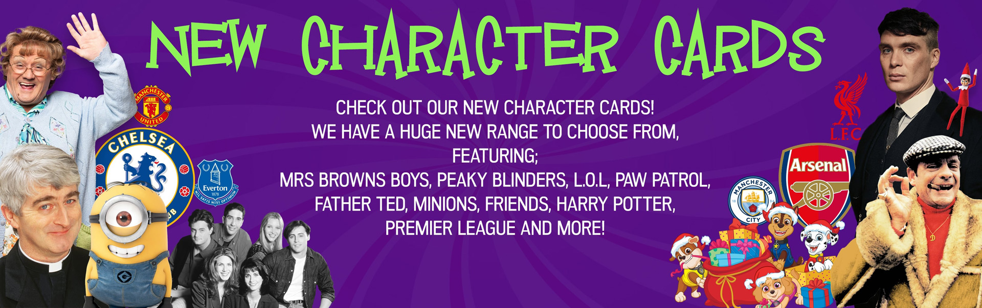 Character banner