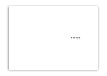 Blank White Flower