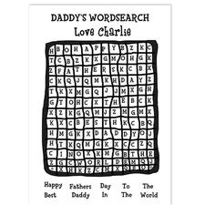 Daddy's Wordsearch