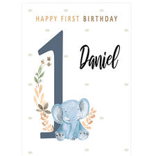 First Birthday Elephant