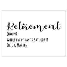 Retirement Noun