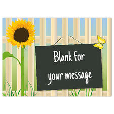 Blank Message Sunflower