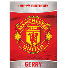 Manchester United Birthday Crest