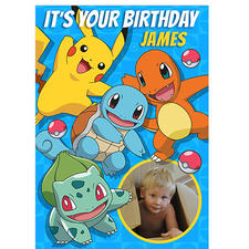 Pokemon Birthday Photo Upload