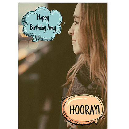 Birthday Speech Bubbles