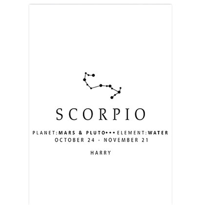 Scorpio Constellation