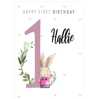 First Birthday Bunny