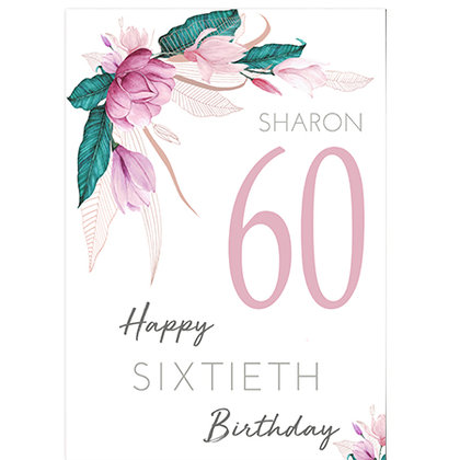 Sixtieth Birthday Floral