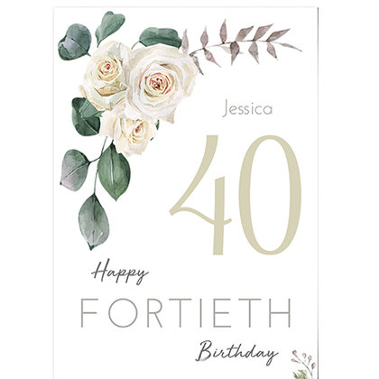 Fortieth Birthday Floral