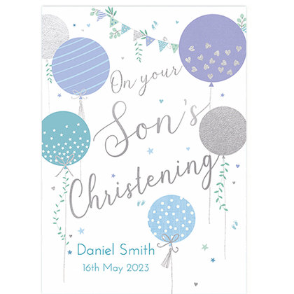 On your Son's Christening