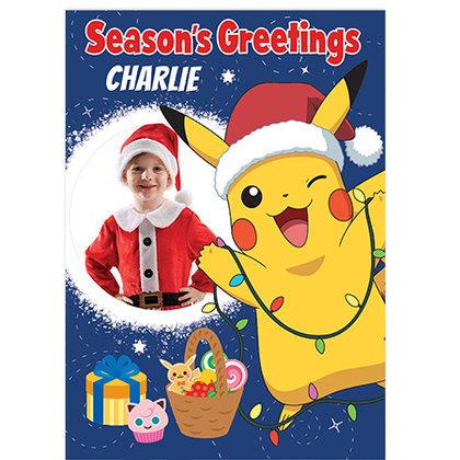 Pokemon Christmas Photo Upload