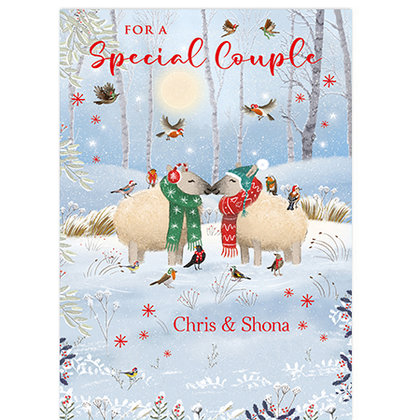 Christmas Sheep for a Special Couple